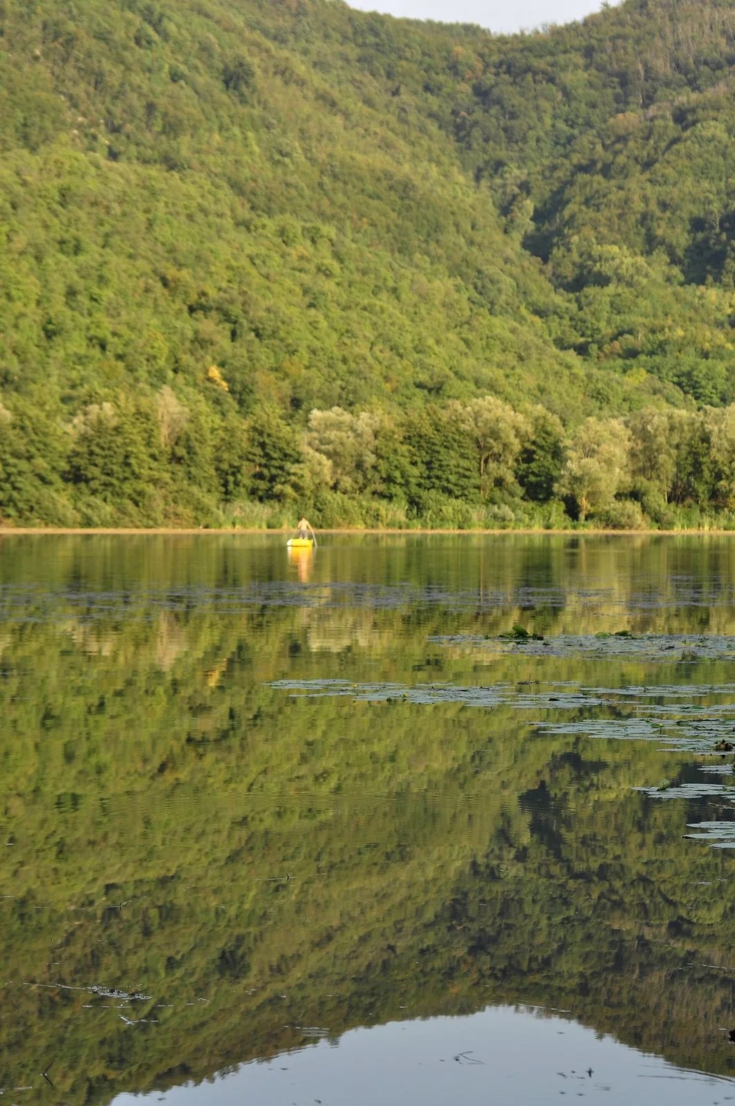 Il lago di Fimon, ad Arcugnano, sui Colli Berici