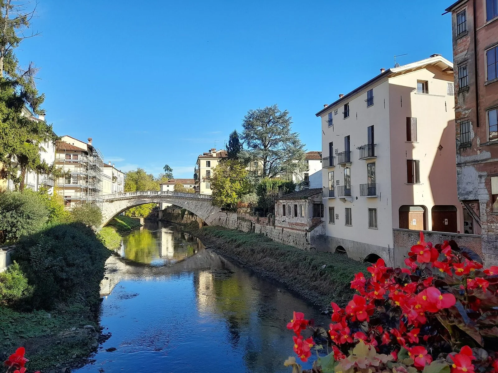 Il ponte San Michele sul Retrone, a Vicenza