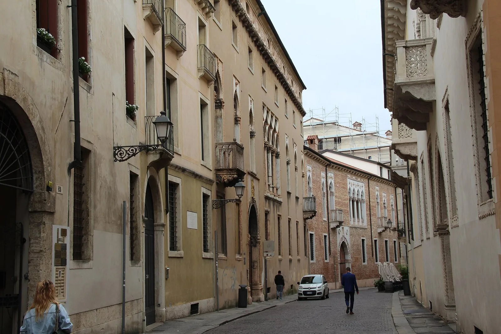 Contrà Porti, una delle vie di palazzi storici del centro di Vicenza